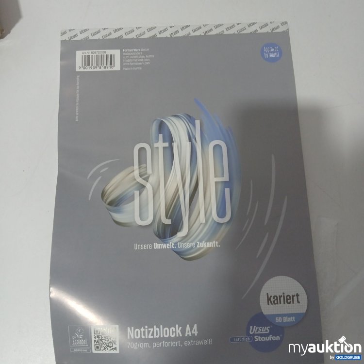 Artikel Nr. 911802 Artikel Nr. 911802: Notizblock A4 kariert