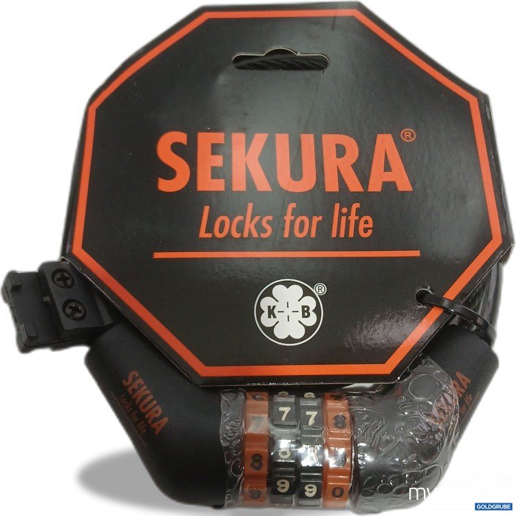 Artikel Nr. 955802: Sekura Locks for Life KB 204 Zahlenschloss 12mm x 85cm 