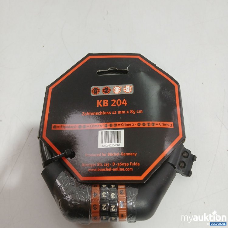 Artikel Nr. 955802: Sekura Locks for Life KB 204 Zahlenschloss 12mm x 85cm 