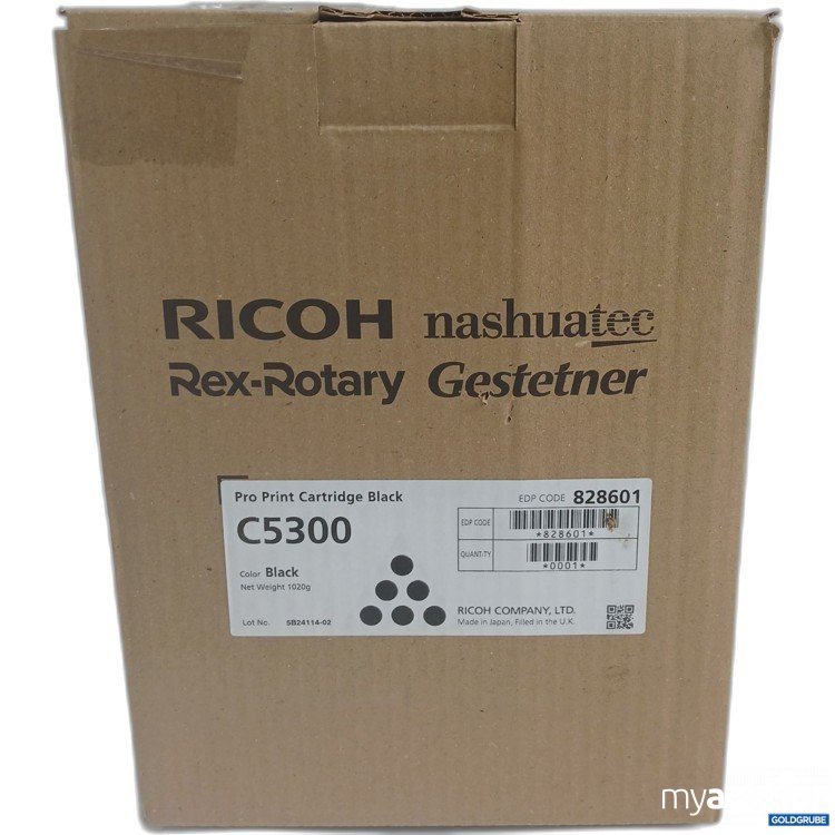 Artikel Nr. 969802 Artikel Nr. 969802: Ricoh Print Cartridge Black C5300 1020g