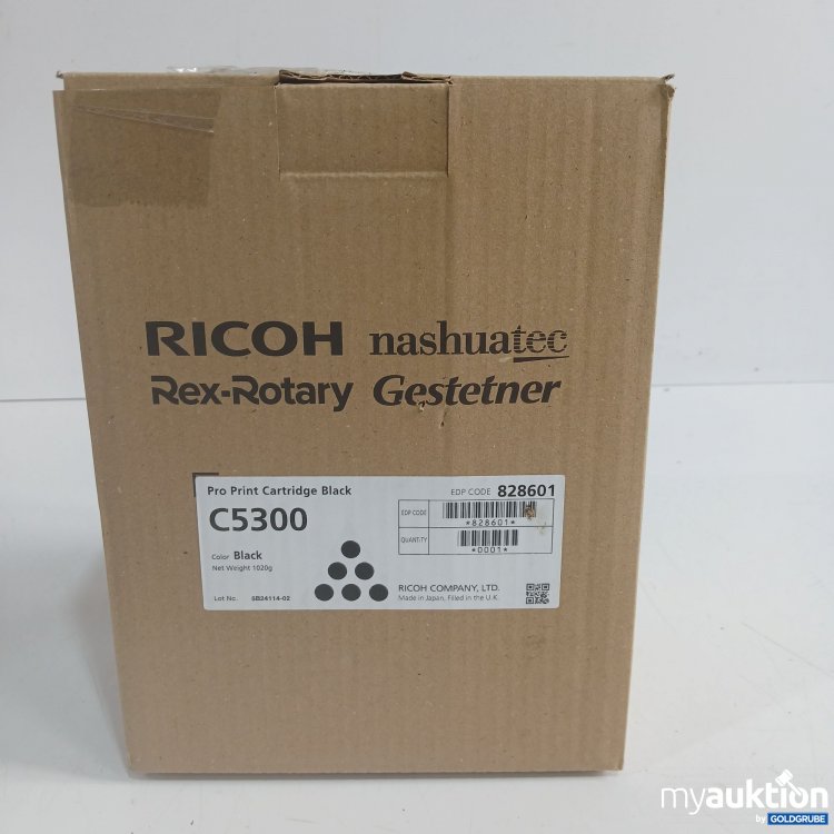 Artikel Nr. 969802 Artikel Nr. 969802: Ricoh Print Cartridge Black C5300 1020g