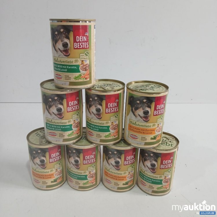Artikel Nr. 973802: DEIN BESTES Hundefutter diverse Sorten 8x400g