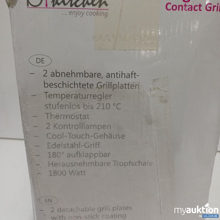Artikel Nr. 996802 Artikel Nr. 996802: Bi kitchen grill 200 Kontaktgriller