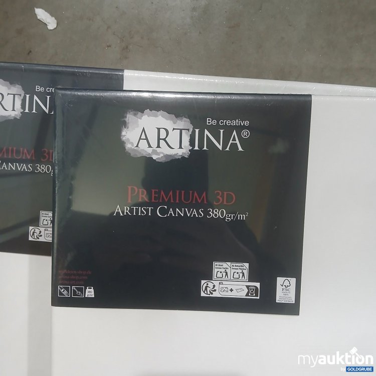 Artikel Nr. 443803: Artina Premium 3D Artist Canvas 380 g r/m²