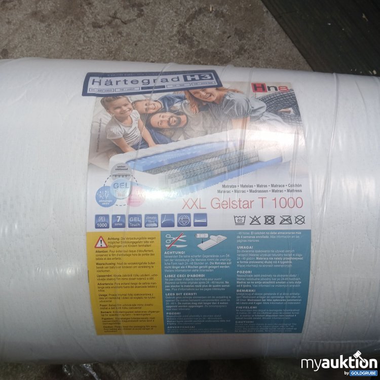 Artikel Nr. 970803: Hn8 Matratze XXL Gelstar T 1000  Härtegrad H3 