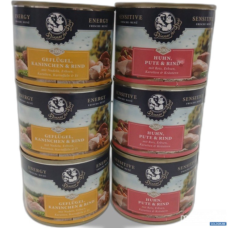Artikel Nr. 971803: Diverse Dinner for Dogs Sorten 6x200g 