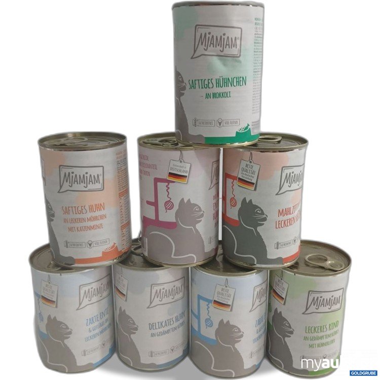 Artikel Nr. 973803: Mjamjam Katzenfutter diverse Sorten 8x400g