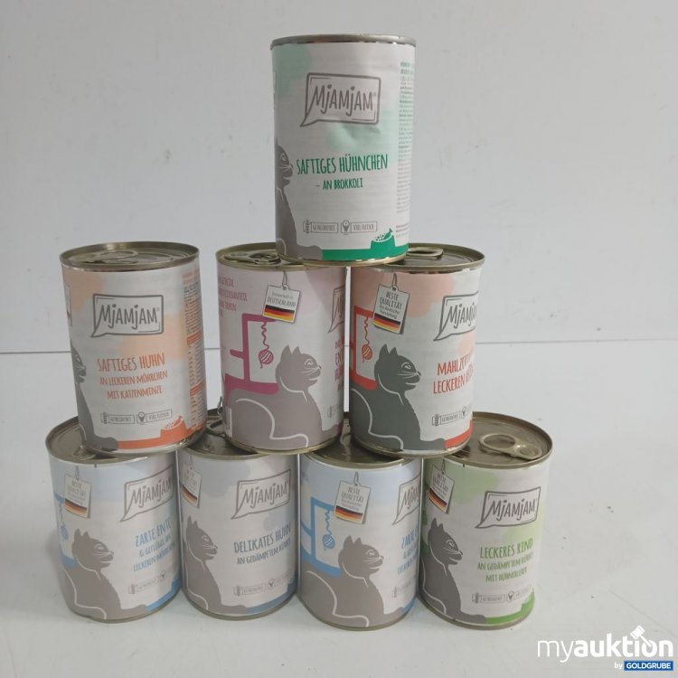 Artikel Nr. 973803: Mjamjam Katzenfutter diverse Sorten 8x400g