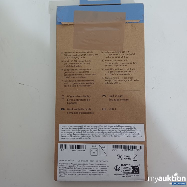 Artikel Nr. 988803: Amazon Kindle Gen11, 16GB, schwarz
