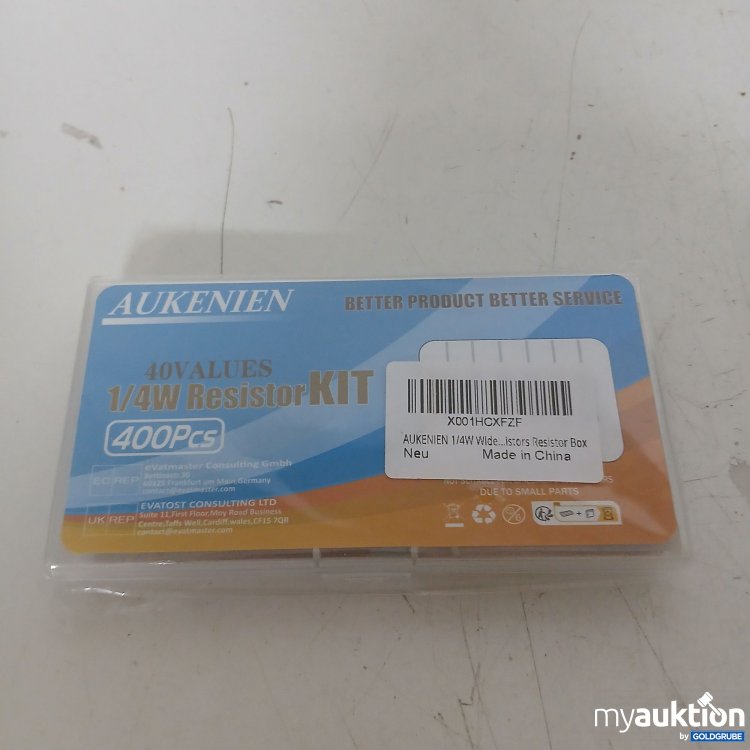 Artikel Nr. 397804: Aukenien 40Values 1/4W Resistor Kit 400 Stück 