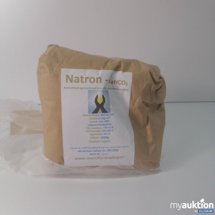 Artikel Nr. 781804 Artikel Nr. 781804: Merciful-Trading Natron NaHCO3 5kg