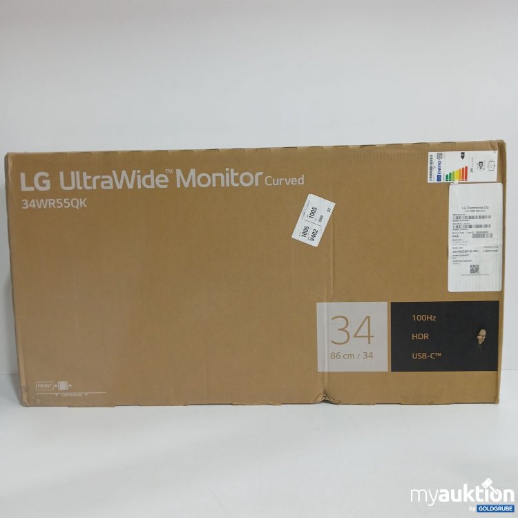 Artikel Nr. 824804: LG UltraWide Monitor Curved 86cm 34WR55QK 