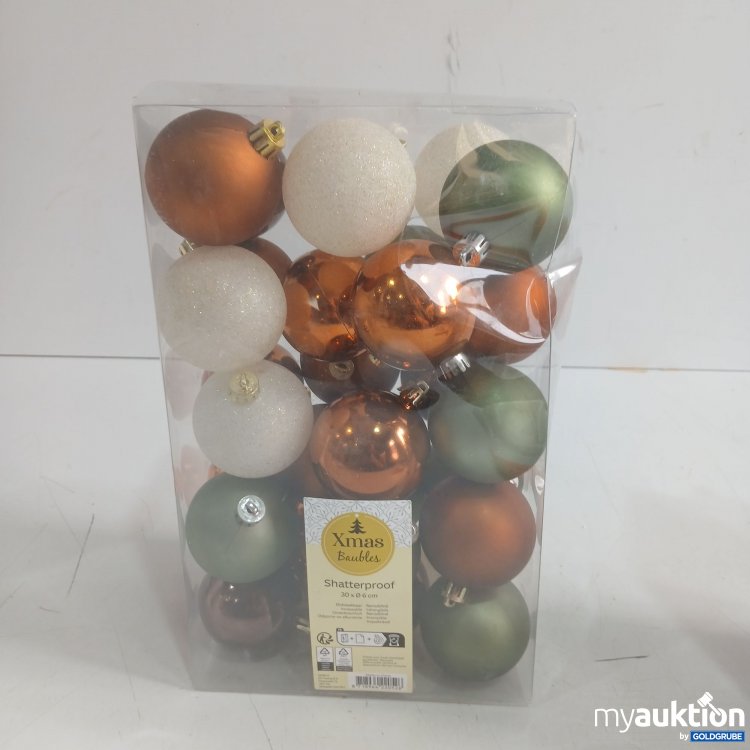 Artikel Nr. 939804: Xmas Baubles Shatterproof 30x ø6cm