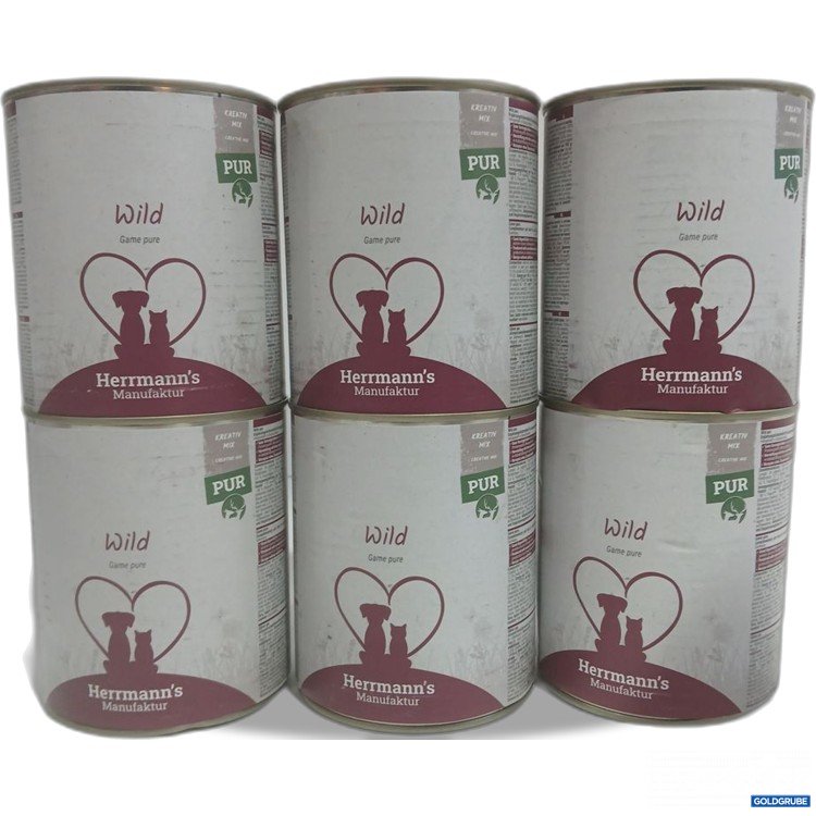 Artikel Nr. 952804: Herrmann's Manufaktur Wild PUR 6x800 g
