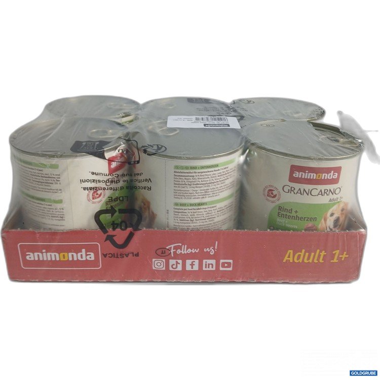 Artikel Nr. 957804: Animonda GranCarno Rind+ Entenherzen 6x800g 
