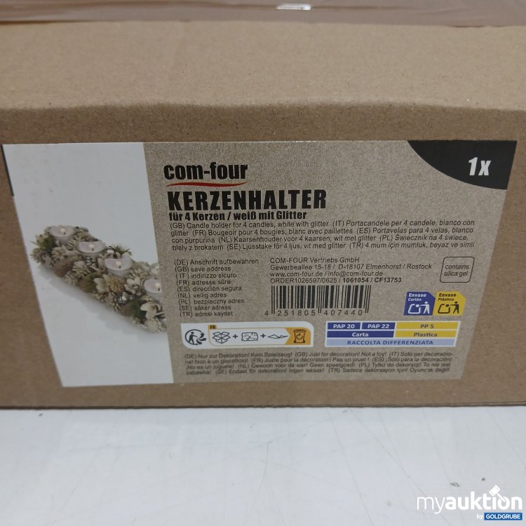 Artikel Nr. 967804: Com-Four Kerzenhalter für 4 Kerzen 