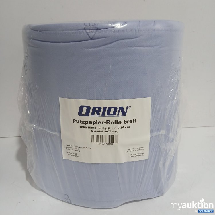 Artikel Nr. 441805: Orion Puptzpapier Rolle breit 1000Blatt 3lagig 38x36cm 