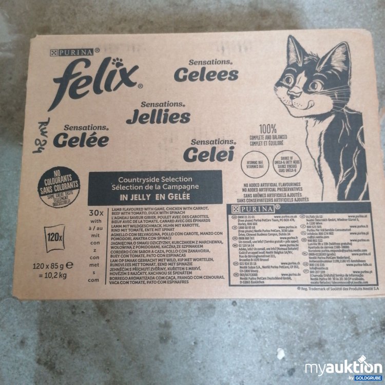 Artikel Nr. 770805 Artikel Nr. 770805: Purina Felix Countryside Selection in Jelly en Gelée 120x85g