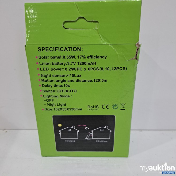 Artikel Nr. 811805 Artikel Nr. 811805: Solar Powered LED Wall Light