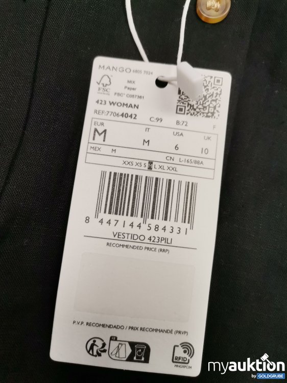 Artikel Nr. 838805: Mango Leinen Kleid 