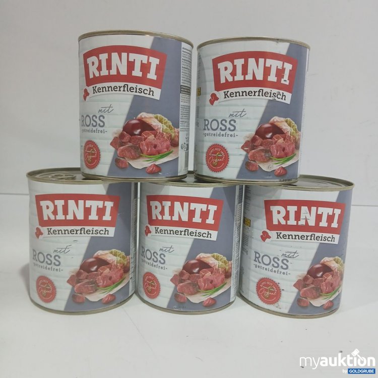 Artikel Nr. 952805 Artikel Nr. 952805: RINTI Kennerfleisch mit Ross 5x800g