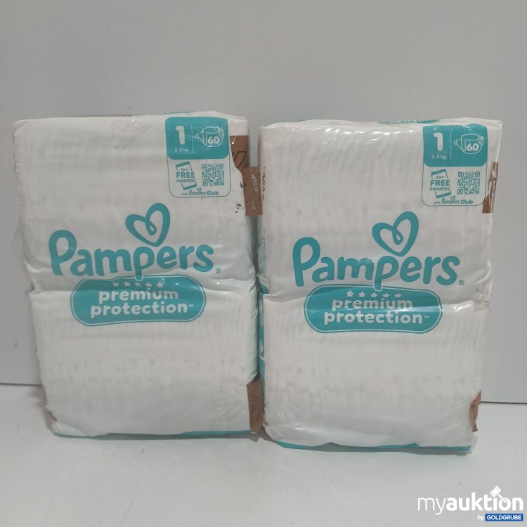 Artikel Nr. 461806 Artikel Nr. 461806: Pampers Premium Protection Gr 1 2x60Stk