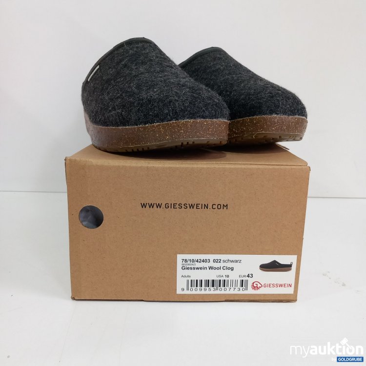 Artikel Nr. 819806 Artikel Nr. 819806: Giesswein Hausschuhe Wool Clog, schwarz