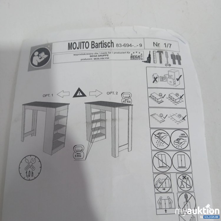 Artikel Nr. 833806 Artikel Nr. 833806: Mojito Bartisch 83-694