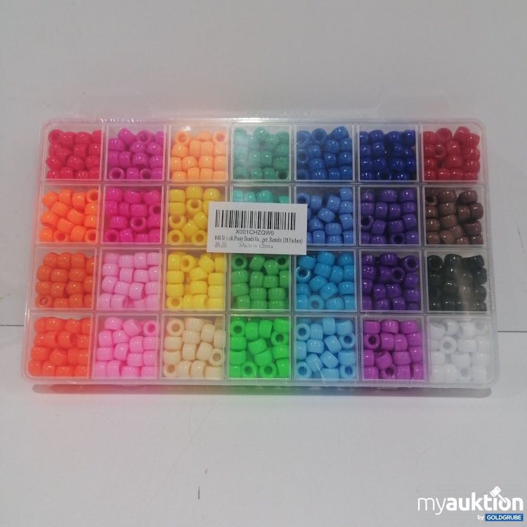 Artikel Nr. 849806 Artikel Nr. 849806: Pony Beads 840 Stk., 28 Farben