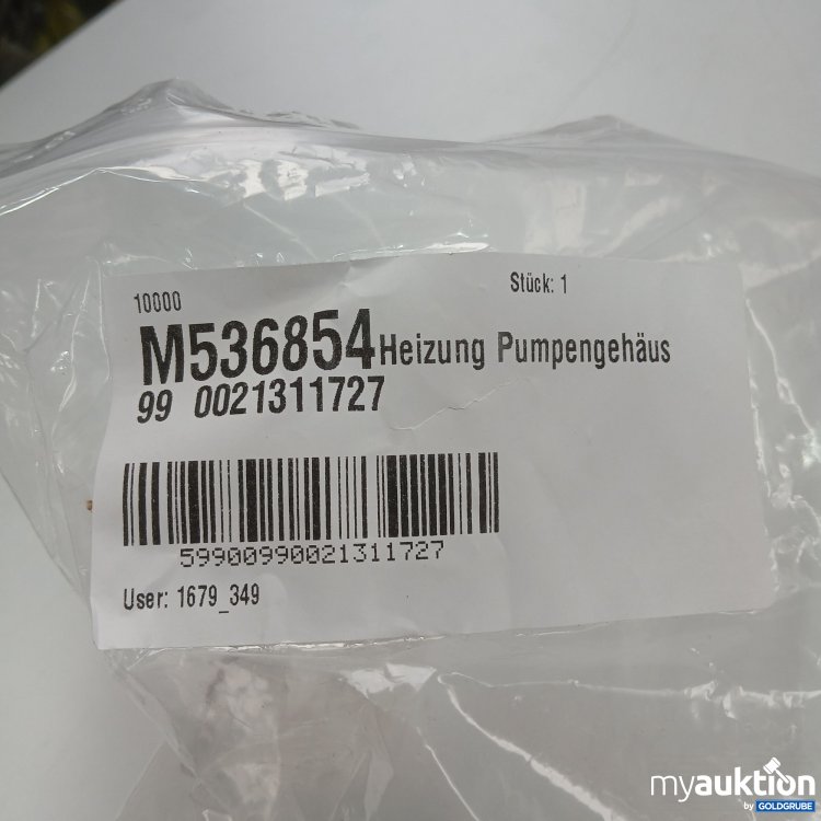 Artikel Nr. 970806: Heizung Pumpengehäuse M536854 
