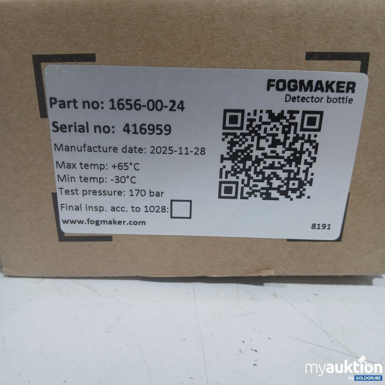 Artikel Nr. 998806 Artikel Nr. 998806: Fogmaker Detector bottle 1656-00-24