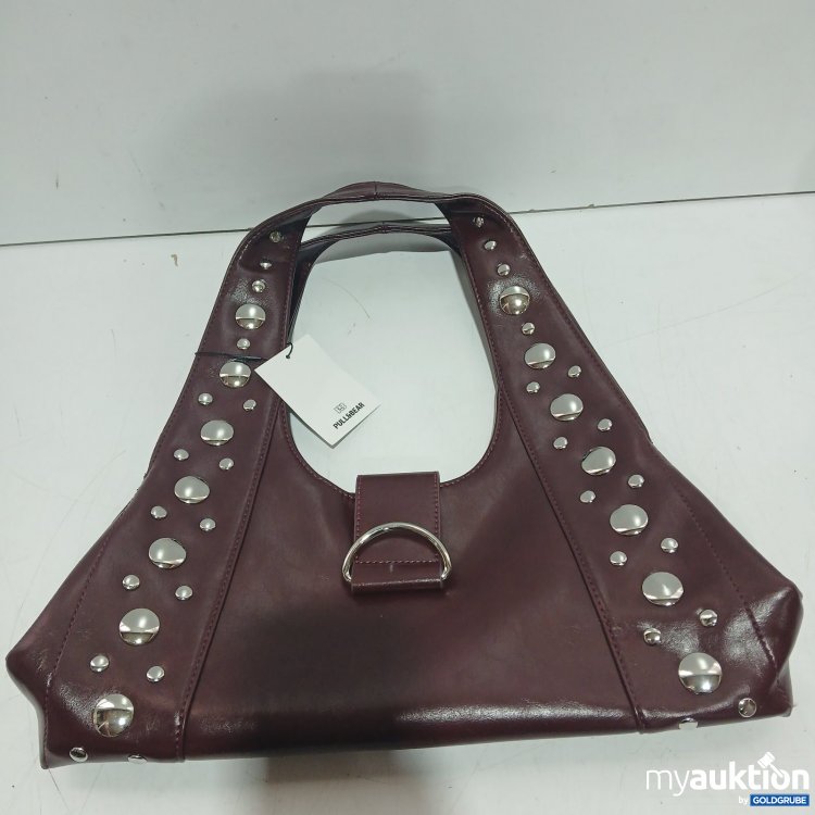 Artikel Nr. 478807 Artikel Nr. 478807: PULL&BEAR Damen Handtasche mit Nieten Weinrot ca 15x15cm