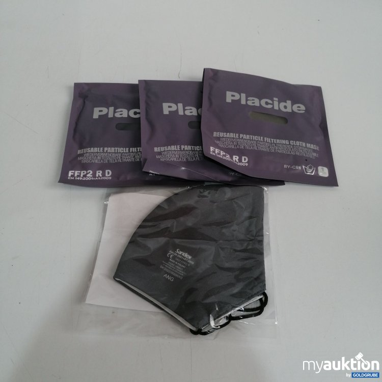 Artikel Nr. 847807 Artikel Nr. 847807: Placide Reusable Particle Filtering Cloth Mask 3x, Sandex Maske 1x