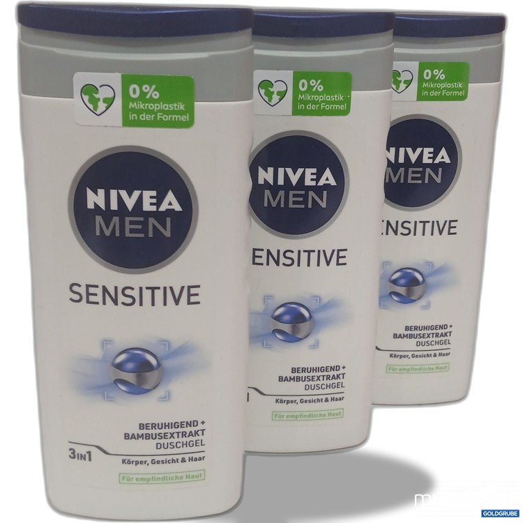 Artikel Nr. 885807: Nivea Men Sensitive 3in1 Duschgel 3 Stk. je 250ml