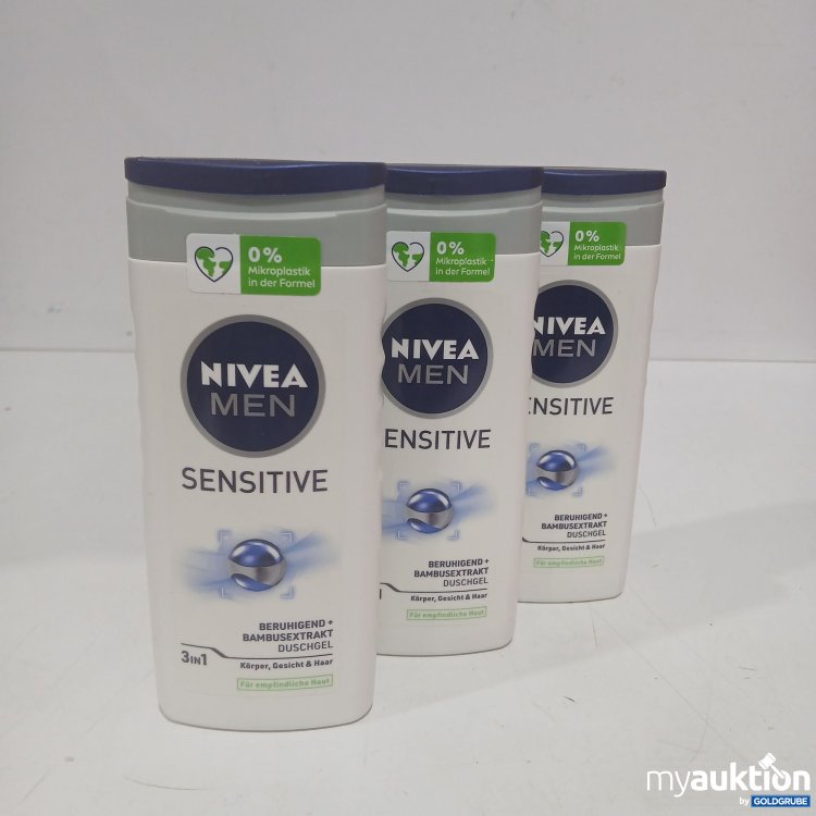 Artikel Nr. 885807: Nivea Men Sensitive 3in1 Duschgel 3 Stk. je 250ml