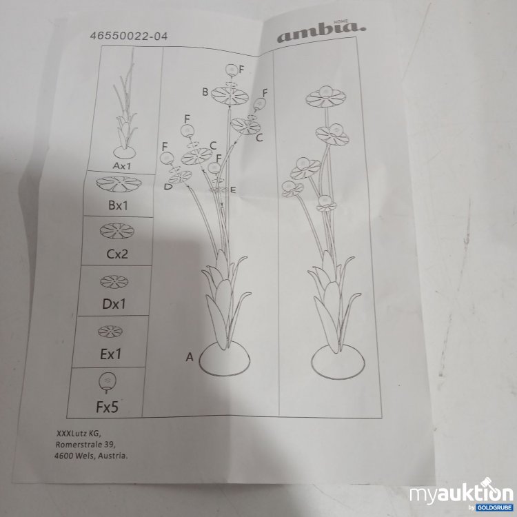 Artikel Nr. 950807: Ambia Deko-Blume ca 160cm H 