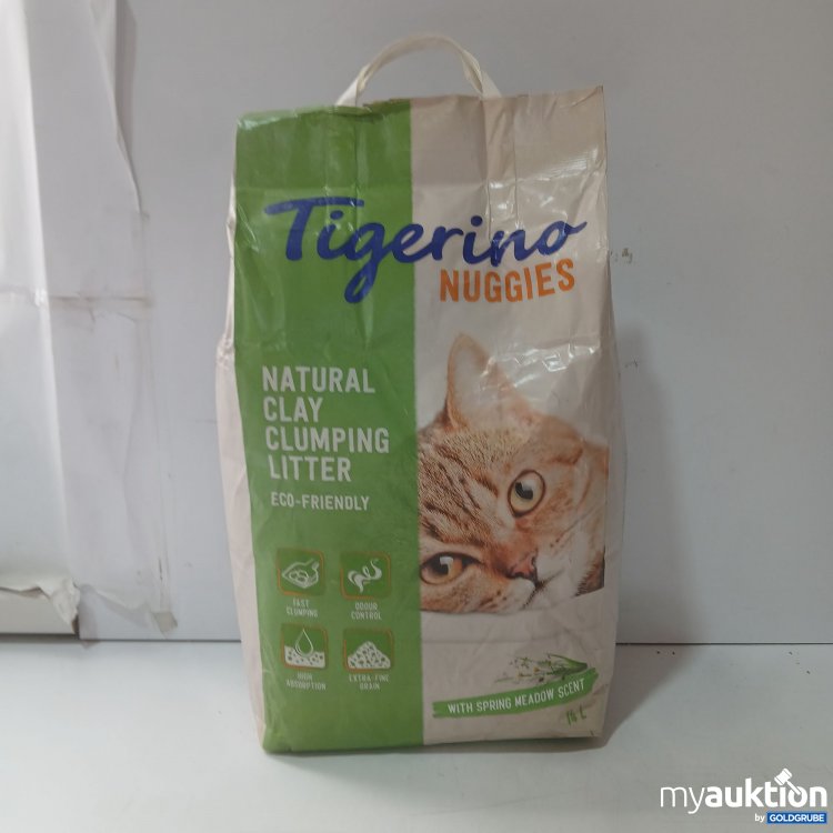 Artikel Nr. 983807: Tigerino Nuggies Natural Clay Clumping Litter with Spring Meadow Scent 14L