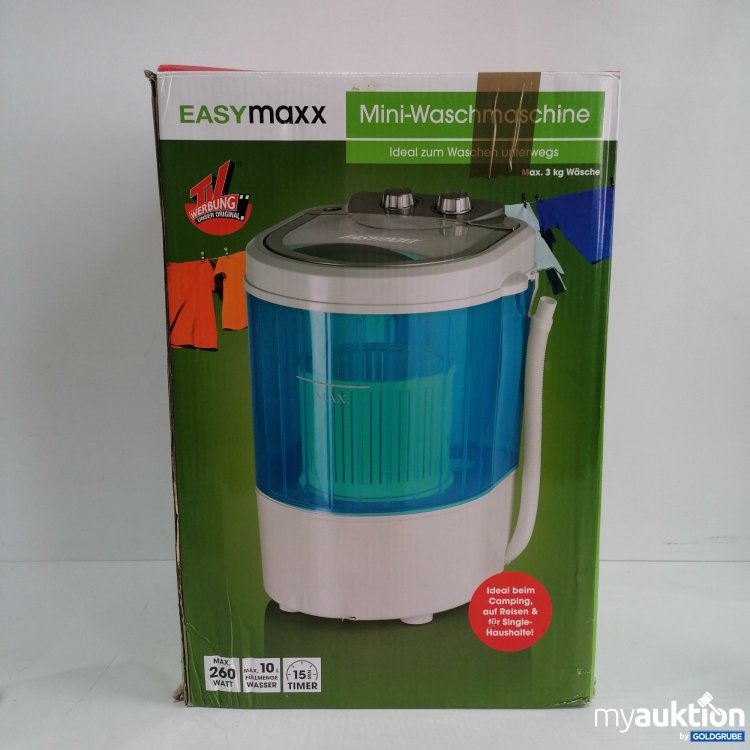 Artikel Nr. 399808 Artikel Nr. 399808: Easy Maxx Mini Waschmaschine 260W, 3kg Wäsche, 10L