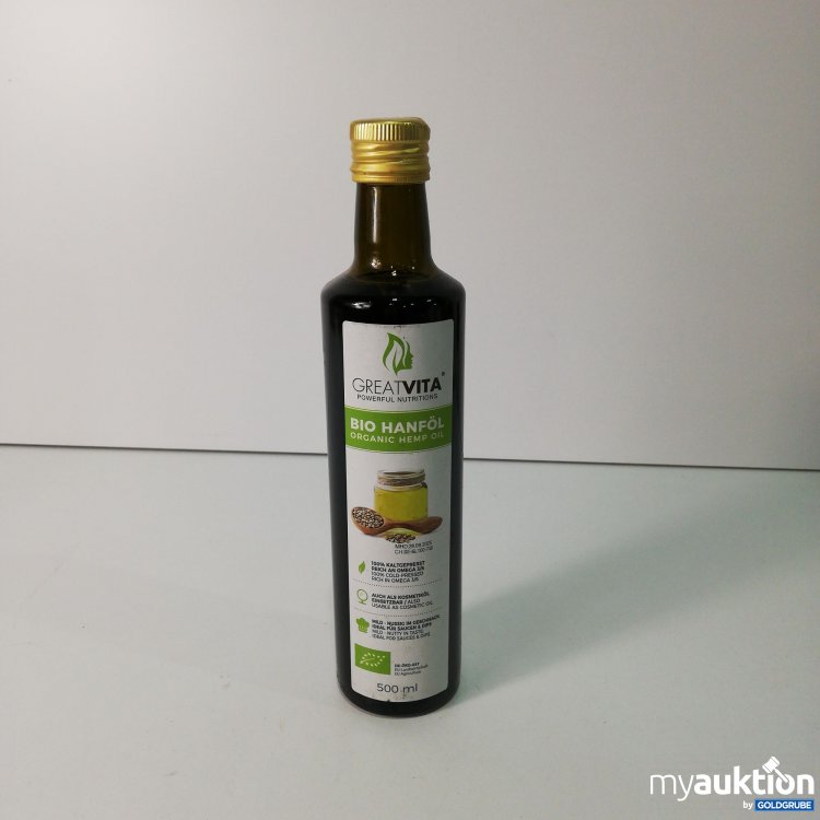 Artikel Nr. 787808 Artikel Nr. 787808: GreatVita Bio Hanföl 500ml