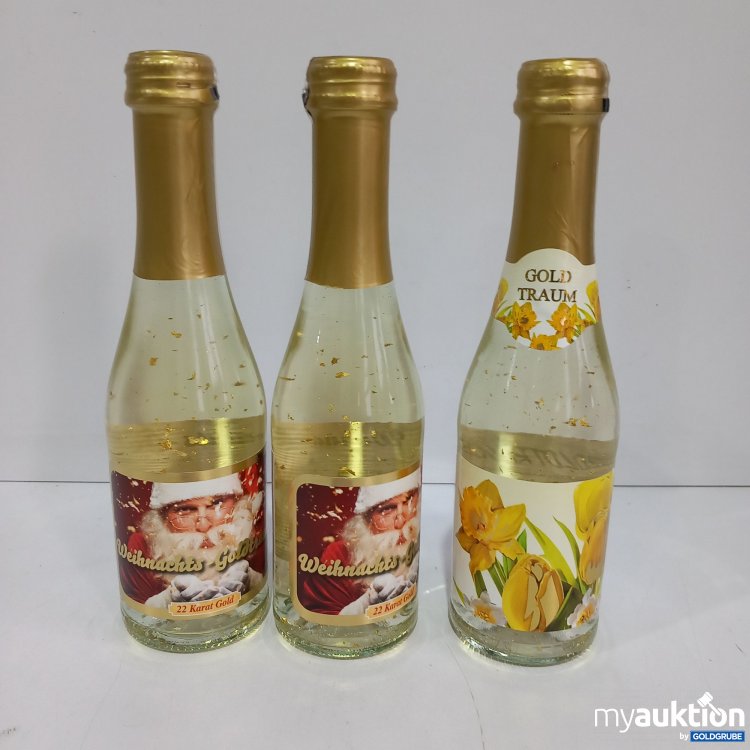 Artikel Nr. 825808: Goldtraum Sekt 22 Karat Gold 3x0.2l