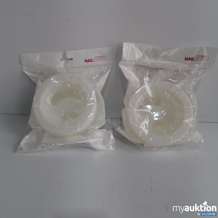 Artikel Nr. 832808: Professional Nail System 2x Manikürwanne für kaltes Bad 13x7 cm 