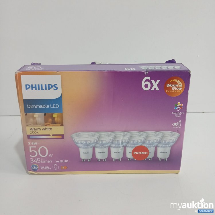 Artikel Nr. 833808 Artikel Nr. 833808: Philips Dimmable LED Warm white 6x