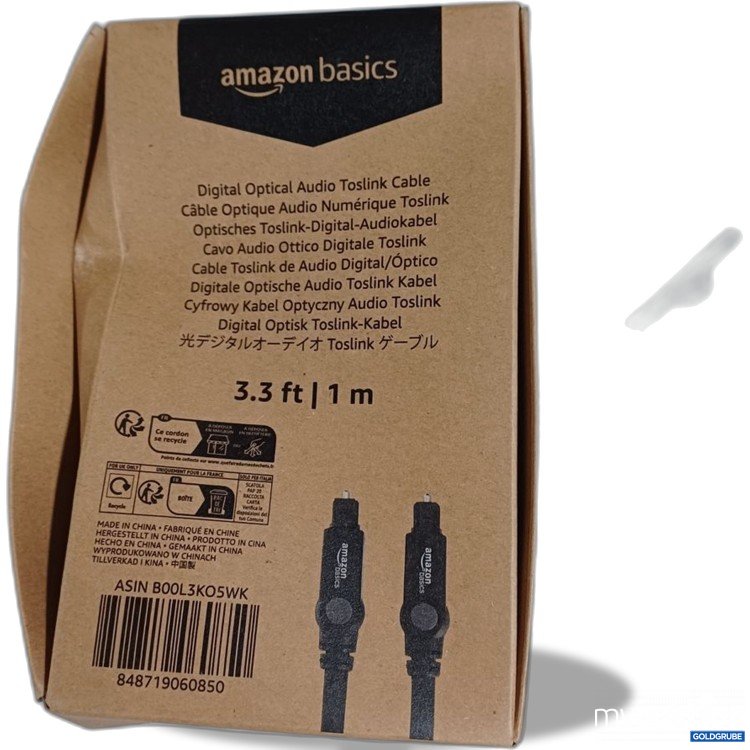 Artikel Nr. 921808: amazon basics Digital Optical Audio Toslink Cable 1 m