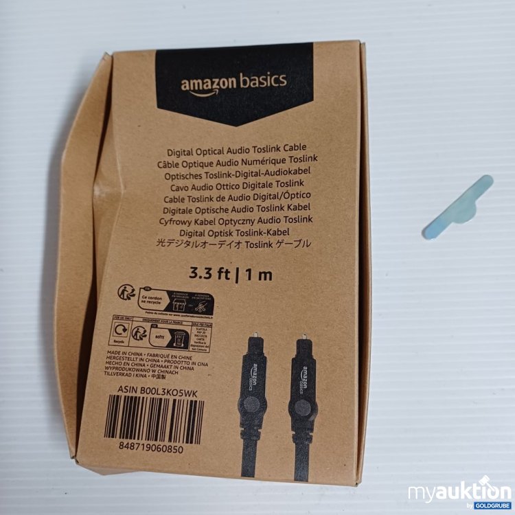 Artikel Nr. 921808: amazon basics Digital Optical Audio Toslink Cable 1 m