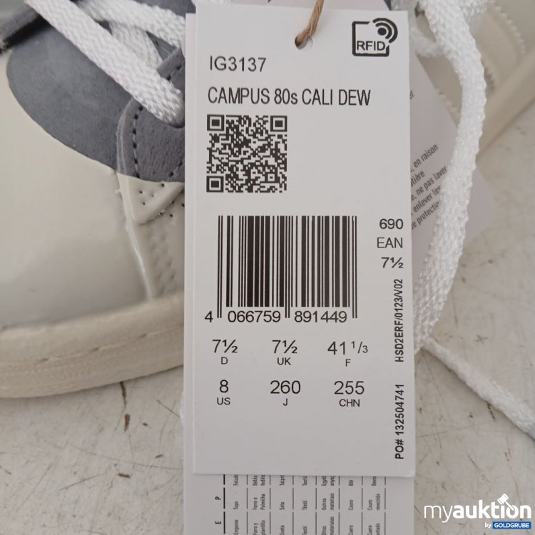 Artikel Nr. 954808: Adidas Campus 80s Cali Dew Sneaker Grau/Weiß