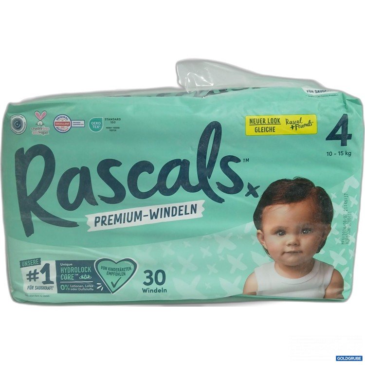 Artikel Nr. 962808: Rascals Premium windeln 4 10-15kg 30Stk 