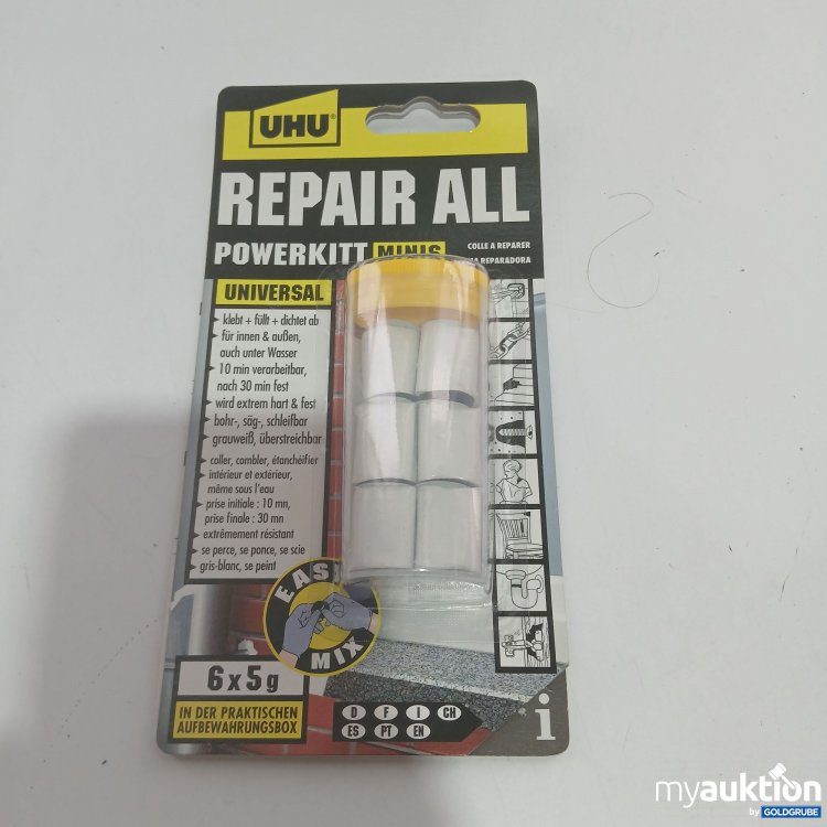Artikel Nr. 839809 Artikel Nr. 839809: Uhu Repair All Powerkitt Minis 6x5g