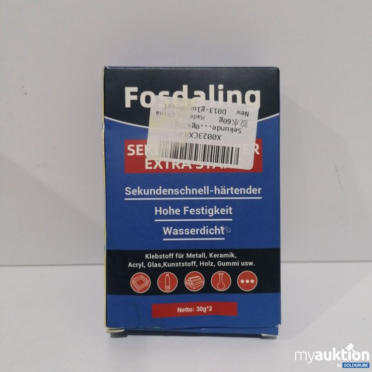 Artikel Nr. 850809: Fosdaling Sekundenkleber Extra Stark 