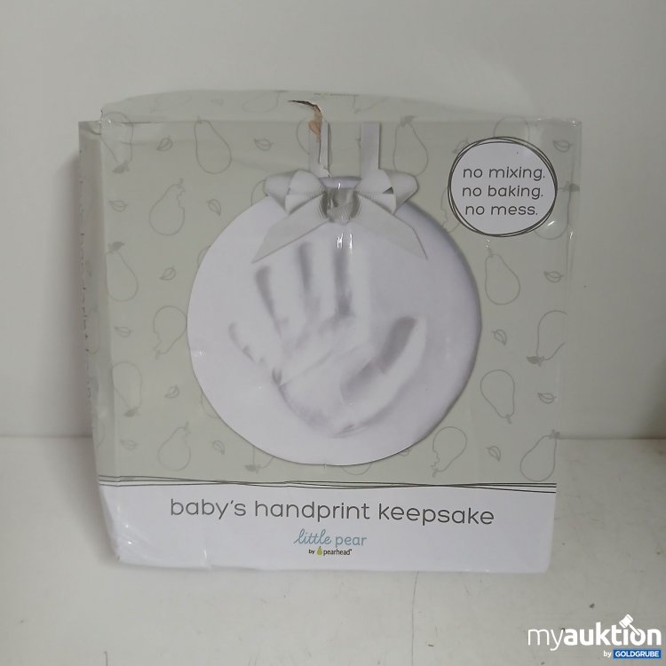 Artikel Nr. 875809: Little Pear Baby's handprint keepsake 