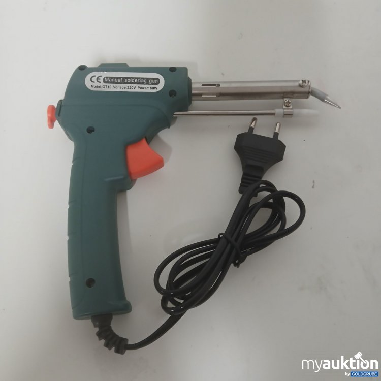 Artikel Nr. 917809 Artikel Nr. 917809: Manual soldering gun 60W 220V GT10